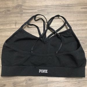 Love Pink BLACK Strap brallette size m